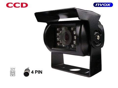 Samochodowa kamera cofania 4pin ccd sharp w metalowej obudowie 12v Samochodowa kamera cofania 4pin ccd sharp w metalowej obudowie 12v
