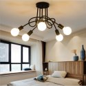 ZD74A Nowoczesna lampa żyrandol 5 czarny