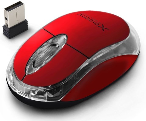 XM105R Extreme mysz bezprz. 2.4ghz 3d opt. usb harrier czerwona XM105R Extreme mysz bezprz. 2.4ghz 3d opt. usb harrier czerwona
