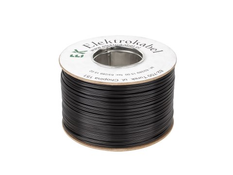 Kabel głośnikowy SMYp 2 x 1,5mm czarny 100m Kabel głośnikowy SMYp 2 x 1,5mm czarny 100m