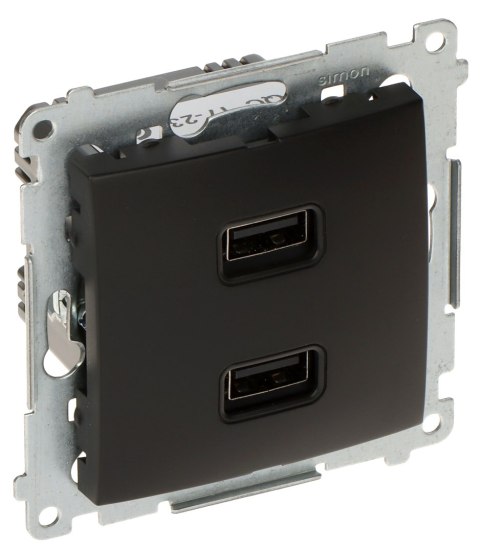 GNIAZDO ŁADOWANIA DC2USB.01/49-SIMON54 Premium 2 X 5 V DC / 2.1 A GNIAZDO ŁADOWANIA DC2USB.01/49-SIMON54 Premium 2 X 5 V DC / 2.1 A