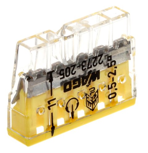KOSTKA ELEKTRYCZNA WAGO-2273-205*P100 KOSTKA ELEKTRYCZNA WAGO-2273-205*P100