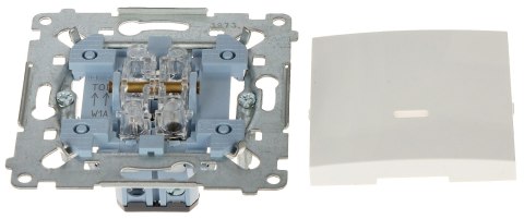 ŁĄCZNIK JEDNOBIEGUNOWY Z PODŚWIETLENIEM DW1AL.01/11-SIMON54 250 V 16 A ŁĄCZNIK JEDNOBIEGUNOWY Z PODŚWIETLENIEM DW1AL.01/11-SIMON54 250 V 16 A