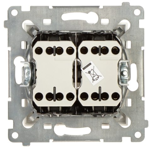 ŁĄCZNIK KRZYŻOWY PODWÓJNY DW7/2.01/X/11-SIMON54 250 V 10 A ŁĄCZNIK KRZYŻOWY PODWÓJNY DW7/2.01/X/11-SIMON54 250 V 10 A