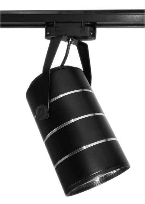 Lampa sklepowa led reflektor szynowy jednofazowy czarny 30w 2550 lm światło neutralne 4000k Lampa sklepowa led reflektor szynowy jednofazowy czarny 30w 2550 lm światło neutralne 4000k