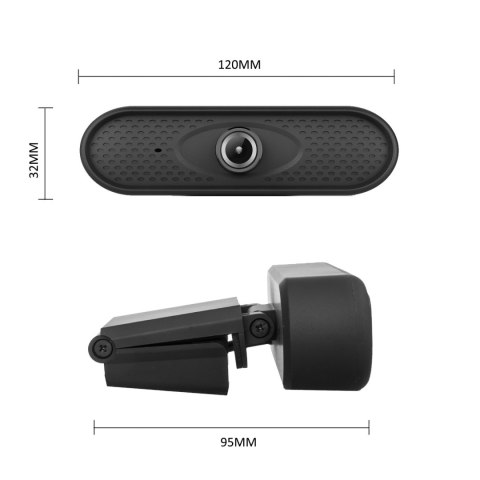 Kamera internetowa USB Nano RS, HD 1080P (1920x1080) z wbudowanym mikrofonem, długość przewodu 1.7m, 30fps, RS680 Kamera internetowa USB Nano RS, HD 1080P (1920x1080) z wbudowanym mikrofonem, długość przewodu 1.7m, 30fps, RS680