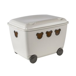 Pojemnik na zabawki 55L BranQ Teddy biały