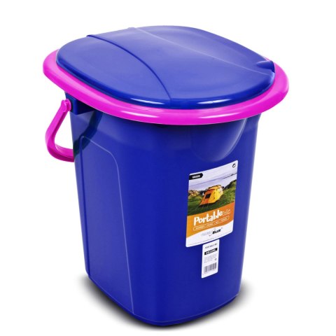 Toaleta turystyczna GreenBlue GB320BR granatowo-różowa Toaleta turystyczna GreenBlue GB320BR granatowo-różowa