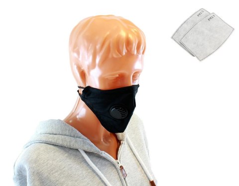 AG303E Maska tekstylna pm 2.5 z zaworem AG303E Maska tekstylna pm 2.5 z zaworem