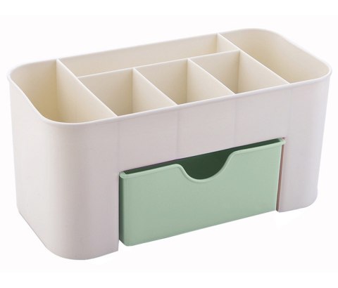 AG605B Organizer na kosmetyki biel - ziel AG605B Organizer na kosmetyki biel - ziel