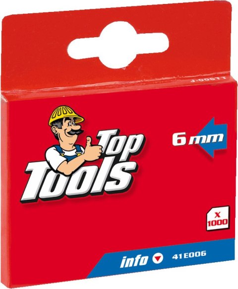 Zszywki typ J, 6 mm, 1000 szt. Zszywki typ J, 6 mm, 1000 szt.