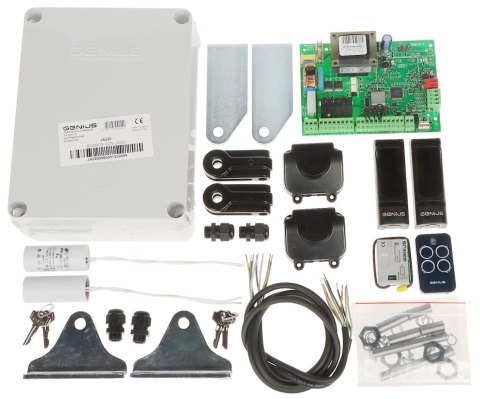 NAPĘD DO BRAMY SKRZYDŁOWEJ GENIUS-MISTRAL-300LS/KIT - ZESTAW DO BRAMY DWUSKRZYDŁOWEJ FAAC