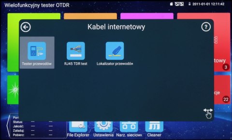 REFLEKTOMETR OPTYCZNY (OTDR) Z TESTEREM CCTV CS-R3-50H