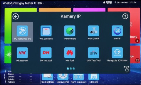 REFLEKTOMETR OPTYCZNY (OTDR) Z TESTEREM CCTV CS-R3-50H