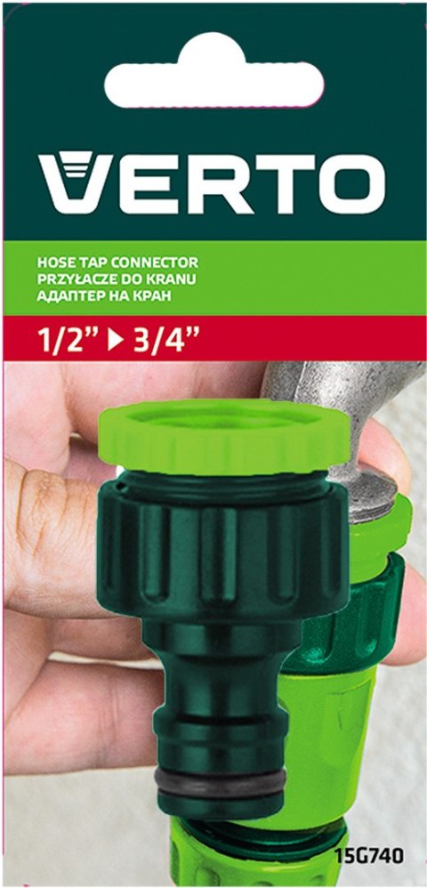 Przyłącze do kranu 1/2"- 3/4" Przyłącze do kranu 1/2"- 3/4"