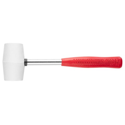 Młotek gumowy 40 mm/225 g, biała guma Młotek gumowy 40 mm/225 g, biała guma