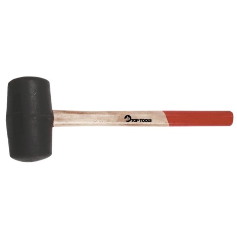 Młotek gumowy 60mm/400 g, trzonek drewniany Młotek gumowy 60mm/400 g, trzonek drewniany