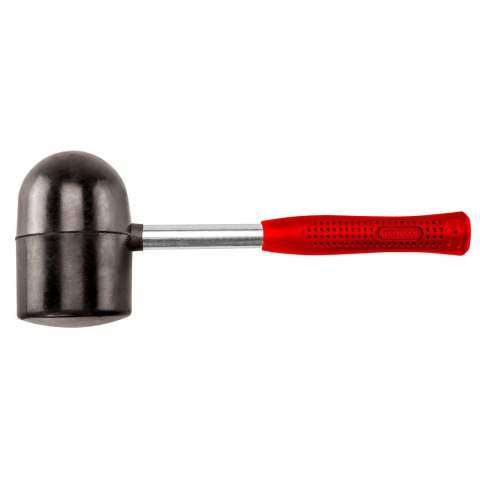 Młotek gumowy 90 mm/1250 g, trzonek metalowy Młotek gumowy 90 mm/1250 g, trzonek metalowy