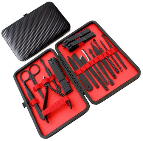AG603E Zestaw do manicure czerwony AG603E Zestaw do manicure czerwony