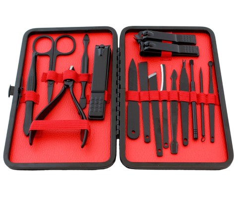 AG603E Zestaw do manicure czerwony AG603E Zestaw do manicure czerwony