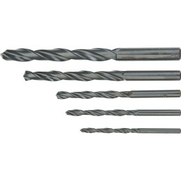 Wiertła do metalu HSS, 4.0-10.0 mm, zestaw 5 szt.