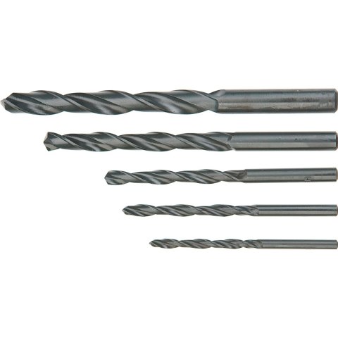 Wiertła do metalu HSS, 4.0-10.0 mm, zestaw 5 szt. Wiertła do metalu HSS, 4.0-10.0 mm, zestaw 5 szt.
