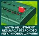 Zraszacz oscylacyjny z wielokierunkową regulacją zasięgu, powierzchnia zraszania do 208 m2