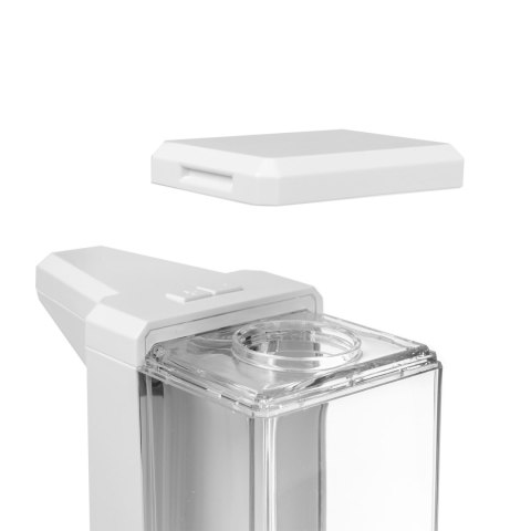 Automatyczny dozownik pojemnik dyspenser do płynów dezynfekujących 500ml na 4 baterie AA Promedix PR-470 Automatyczny dozownik pojemnik dyspenser do płynów dezynfekujących 500ml na 4 baterie AA Promedix PR-470