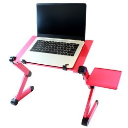 SL7B Stolik pod laptopa chłodzący pink