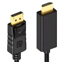 HD39 Kabel displayport do hdmi 1.8m 4k