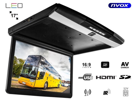 Monitor podwieszany podsufitowy led 17cali hdmi usb sd ir fm full hd Monitor podwieszany podsufitowy led 17cali hdmi usb sd ir fm full hd