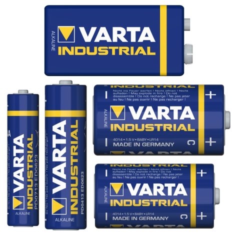 1x Bateria R-03 LR03 AAA alkaliczna Varta Industrial 4003 1x Bateria R-03 LR03 AAA alkaliczna Varta Industrial 4003