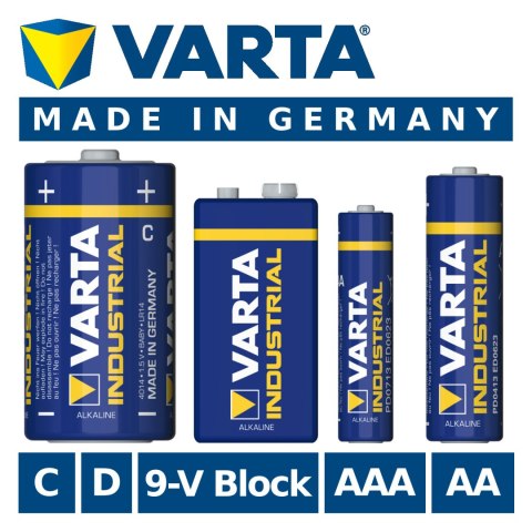 1x Bateria R-03 LR03 AAA alkaliczna Varta Industrial 4003 1x Bateria R-03 LR03 AAA alkaliczna Varta Industrial 4003