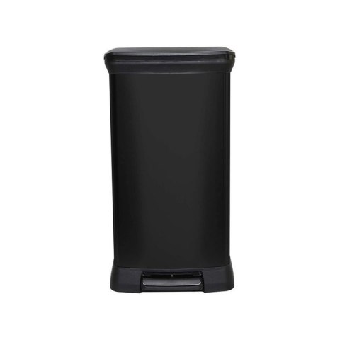 Kosz na śmieci metalizowany Curver 50L czarny Kosz na śmieci metalizowany Curver 50L czarny