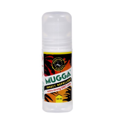 Preparat przeciw insektom Mugga Roll-On 50% 50ml Preparat przeciw insektom Mugga Roll-On 50% 50ml