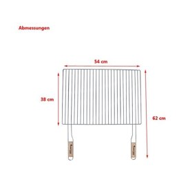Ruszt grillowy 54x38cm Master Grill MG252