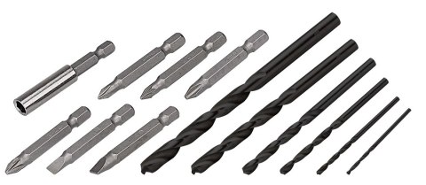 Wiertarko-wkrętarka akumulatorowa 2 x 20V, Li-Ion/1.5Ah, walizka + Latarka Wiertarko-wkrętarka akumulatorowa 2 x 20V, Li-Ion/1.5Ah, walizka + Latarka