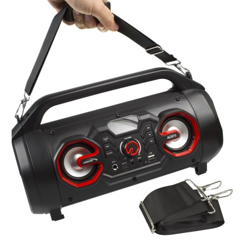 Głośnik przenośny bazooka Audiocore, bluetooth 5.0, radio FM, karta micro, SDIPX4, 2000mAh, AC875 Głośnik przenośny bazooka Audiocore, bluetooth 5.0, radio FM, karta micro, SDIPX4, 2000mAh, AC875