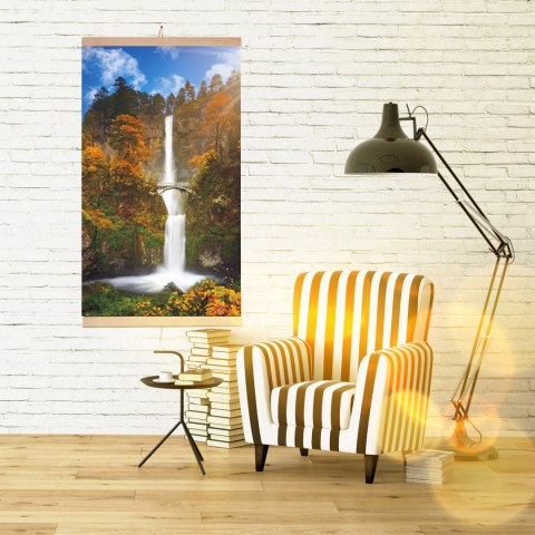 Grzejnik na podczerwień - giętki panel grzewczy 430W TRIO wzór 15 wodospad, wymiary 100x57cm z regulatorem Grzejnik na podczerwień - giętki panel grzewczy 430W TRIO wzór 15 wodospad, wymiary 100x57cm z regulatorem