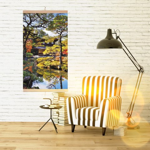 Grzejnik na podczerwień - giętki panel grzewczy 430W TRIO wzór 16 ogród, wymiary 100x57cm z regulatorem Grzejnik na podczerwień - giętki panel grzewczy 430W TRIO wzór 16 ogród, wymiary 100x57cm z regulatorem