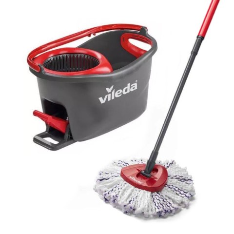 Zestaw mop obrotowy Vileda TURBO 3w1 Microfibre box Zestaw mop obrotowy Vileda TURBO 3w1 Microfibre box