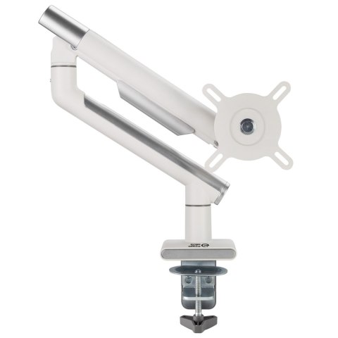 Uchwyt do monitora Ergo Office, premium ze sprężyną gazową, podwójne ramię, 17"-32" 9 kg, biały, ER-437 Uchwyt do monitora Ergo Office, premium ze sprężyną gazową, podwójne ramię, 17"-32" 9 kg, biały, ER-437