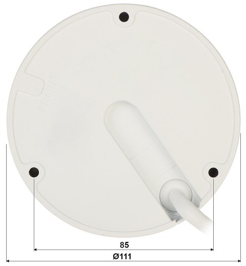KAMERA WANDALOODPORNA IP BCS-L-DIP25FSR3-AI1 - 5 Mpx 2.8 mm BCS Line