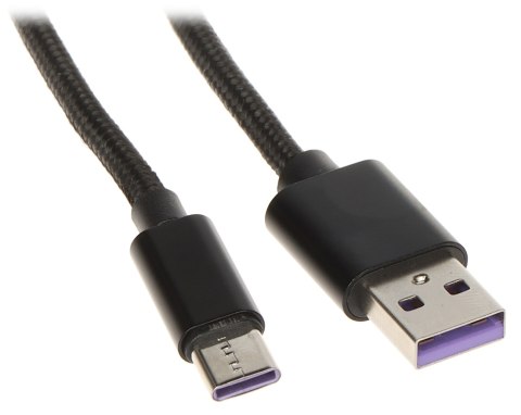 PRZEWÓD USB-W-C/USB-W-1M/NYL-B 1.0 m PRZEWÓD USB-W-C/USB-W-1M/NYL-B 1.0 m