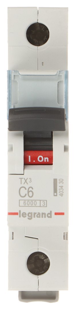 WYŁĄCZNIK NADPRĄDOWY LE-403430 JEDNOFAZOWY 6 A TYP C LEGRAND WYŁĄCZNIK NADPRĄDOWY LE-403430 JEDNOFAZOWY 6 A TYP C LEGRAND