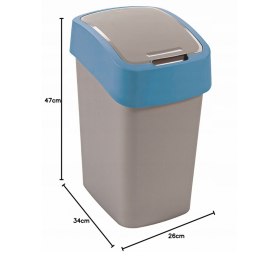 Kosz na śmieci Curver Flip Bin 25L niebieski