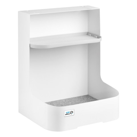 Pojemnik podbiurkowy / organizer z półką na akcesoria Ergo Office, biały, max. 5kg, ER-442 Pojemnik podbiurkowy / organizer z półką na akcesoria Ergo Office, biały, max. 5kg, ER-442
