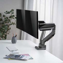 Uchwyt biurkowy na dwa monitory uniwersalny Ergo Office, sprężyna gazowa 17