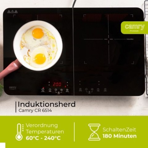 CR 6514 Kuchenka indukcyjna - dwupalnikowa CR 6514 Kuchenka indukcyjna - dwupalnikowa