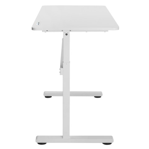 Biurko ręczna regulacja wys Ergo Office, max 40 kg, max wys 117cm, z blatem do pracy stojąco siedzącej, ER-401 W Biurko ręczna regulacja wys Ergo Office, max 40 kg, max wys 117cm, z blatem do pracy stojąco siedzącej, ER-401 W